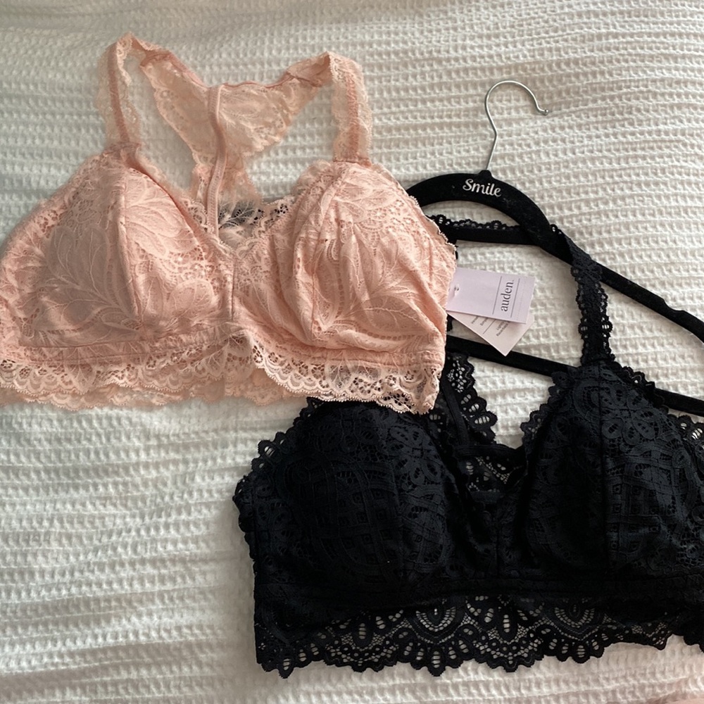 TWO Auden (Target) Lace Bralettes *NWT*